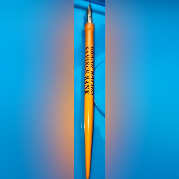 1900s GRAND RAPIDS SAVINGS Bank Where You Feel At Home Quill TipFountain Pen - Picture 9 of 10